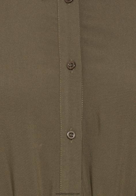 mulheres vestido de dia verde-oliva F4BZ0D20 Anna Field