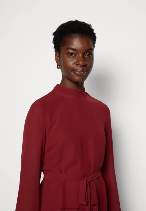 mulheres vestido de dia vermelho escuro F4BZ0D1 Anna Field