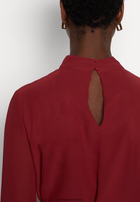 mulheres vestido de dia vermelho escuro F4BZ0D1 Anna Field