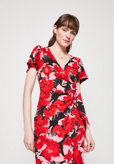 mulheres vestido de dia vermelho/rosa F4BZ0D19 Anna Field