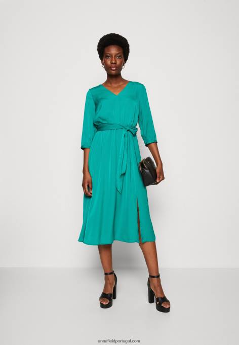 mulheres vestido de festa vestido de festa 602 verde F4BZ0D41 Anna Field