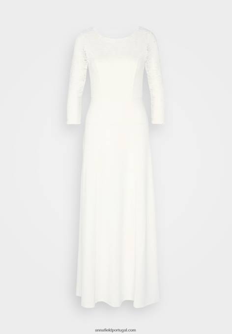 mulheres vestido de jérsei branco F4BZ0D75 Anna Field