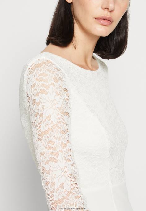 mulheres vestido de jérsei branco F4BZ0D75 Anna Field