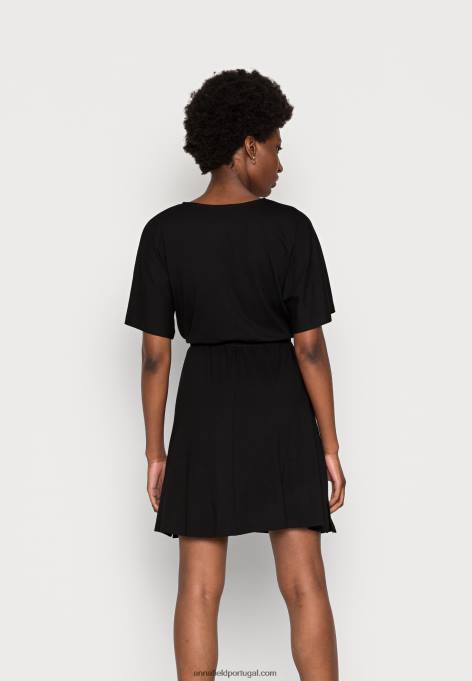 mulheres vestido de jérsei preto F4BZ0D159 Anna Field