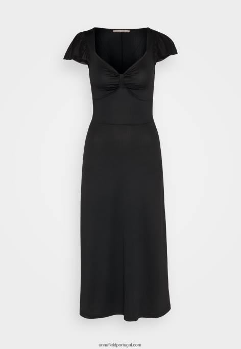 mulheres vestido de jérsei preto F4BZ0D160 Anna Field