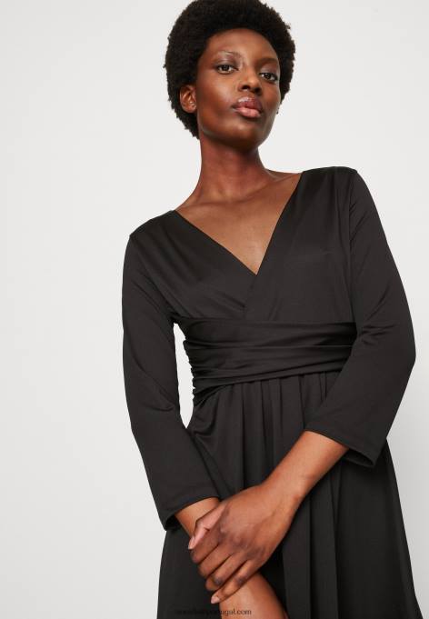 mulheres vestido de jérsei preto F4BZ0D165 Anna Field