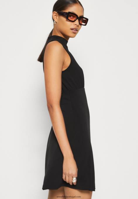 mulheres vestido de jérsei preto F4BZ0D167 Anna Field