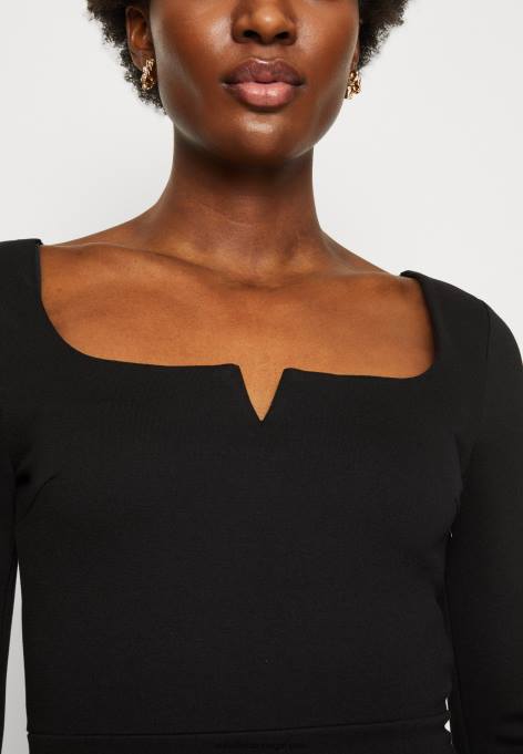 mulheres vestido de jérsei preto F4BZ0D178 Anna Field