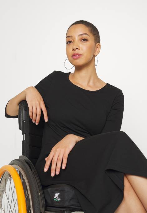 mulheres vestido de jérsei preto F4BZ0D181 Anna Field