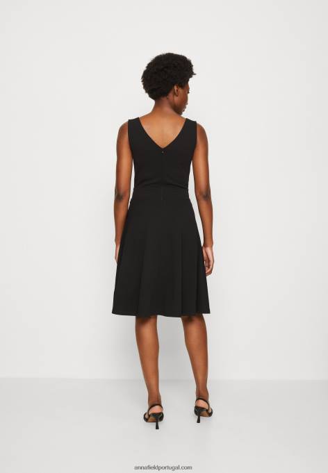 mulheres vestido de jérsei preto F4BZ0D44 Anna Field
