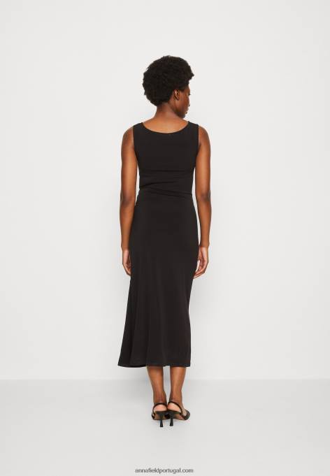 mulheres vestido de jérsei preto F4BZ0D48 Anna Field