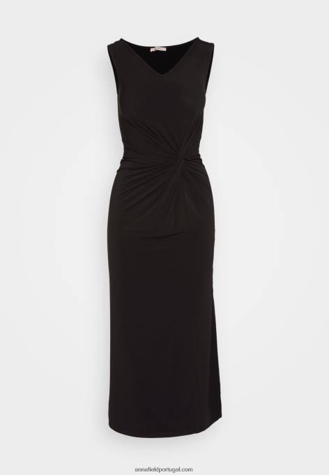 mulheres vestido de jérsei preto F4BZ0D48 Anna Field