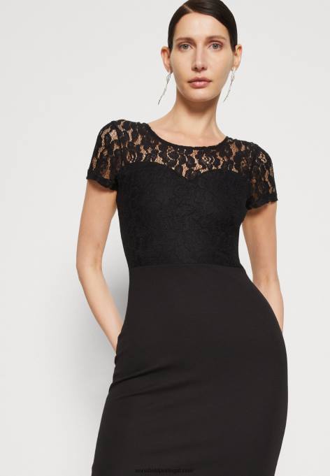 mulheres vestido de jérsei preto F4BZ0D58 Anna Field