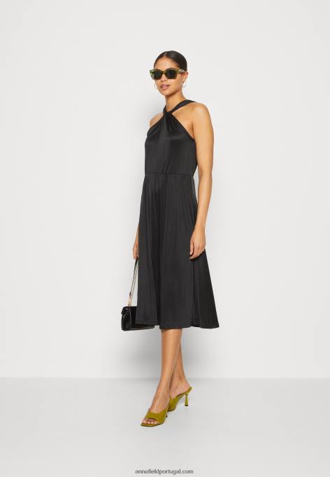 mulheres vestido de jérsei preto F4BZ0D59 Anna Field