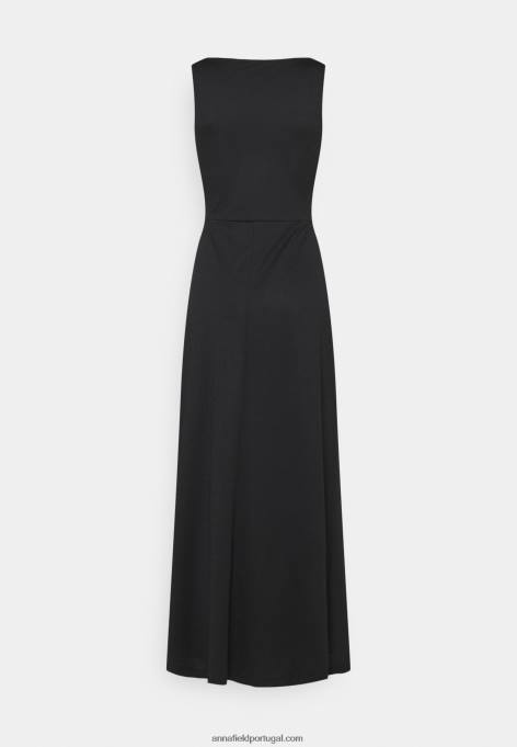 mulheres vestido de jérsei preto F4BZ0D74 Anna Field