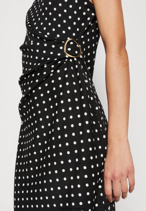 mulheres vestido de jérsei preto/branco F4BZ0D108 Anna Field