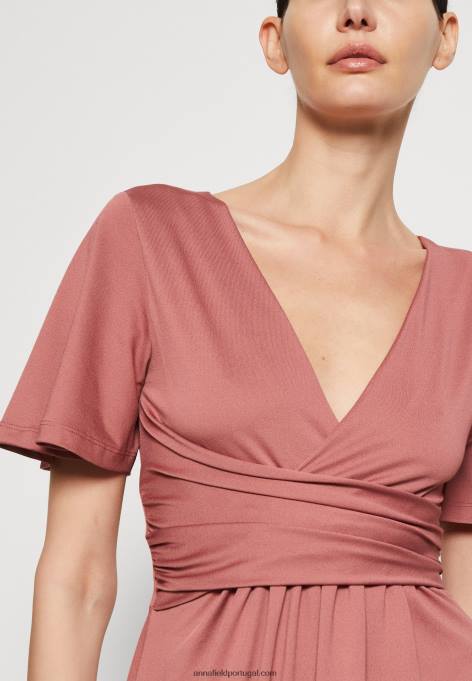 mulheres vestido de jérsei rosa F4BZ0D127 Anna Field