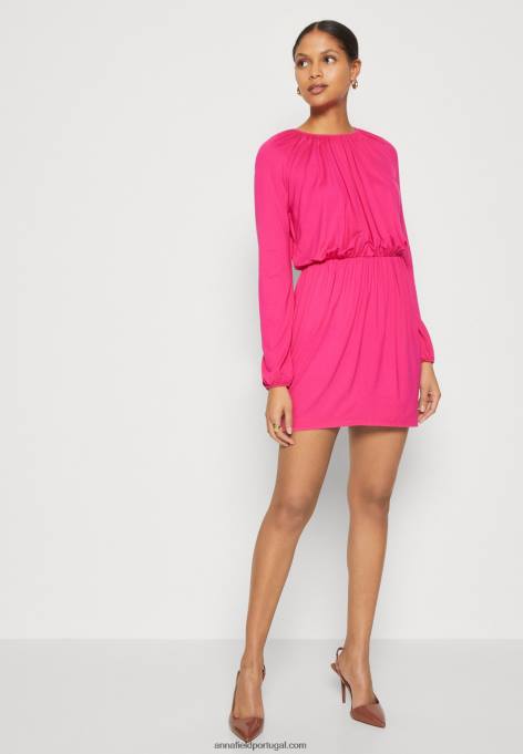 mulheres vestido de jérsei rosa F4BZ0D187 Anna Field