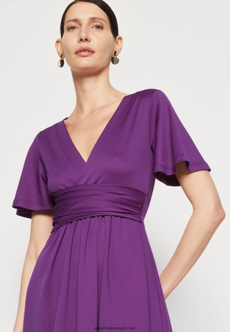 mulheres vestido de jérsei roxo F4BZ0D148 Anna Field