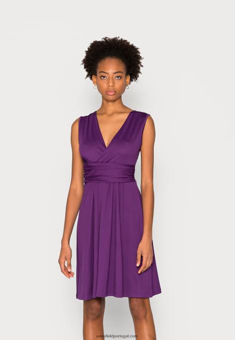 mulheres vestido de jérsei roxo F4BZ0D170 Anna Field