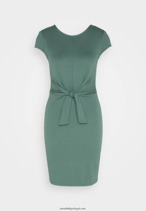 mulheres vestido de jérsei verde F4BZ0D175 Anna Field