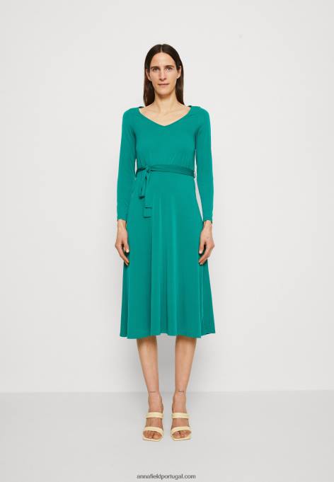 mulheres vestido de jérsei verde F4BZ0D180 Anna Field