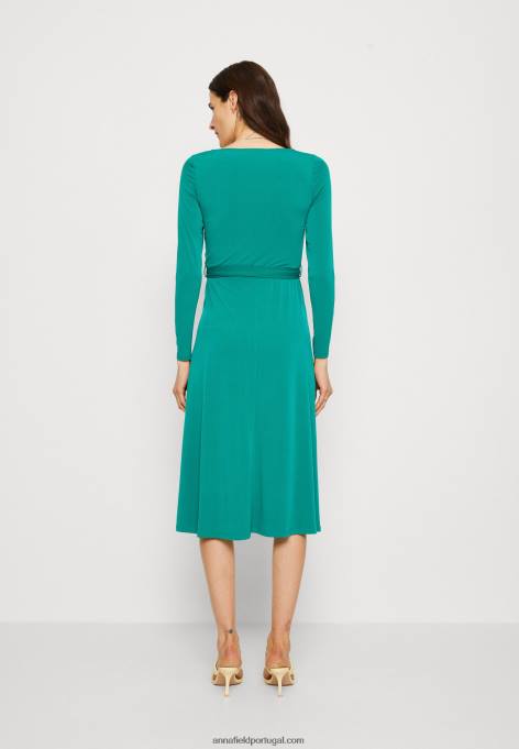 mulheres vestido de jérsei verde F4BZ0D180 Anna Field