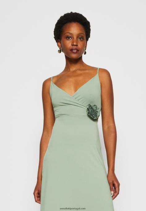 mulheres vestido de jérsei verde F4BZ0D42 Anna Field