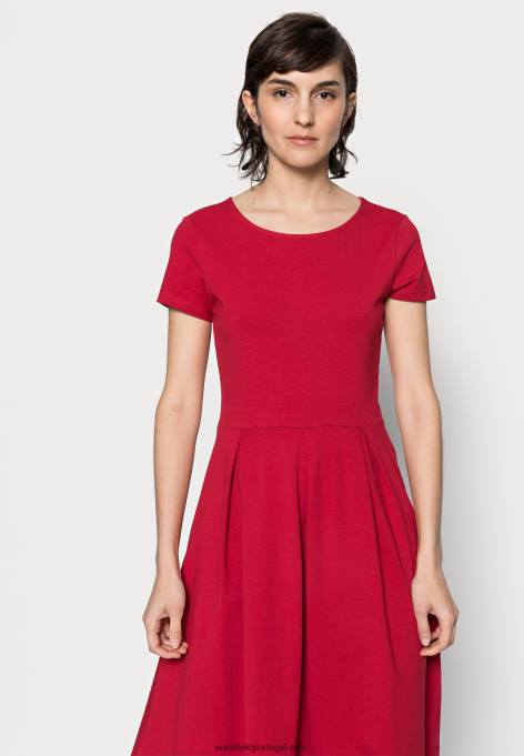 mulheres vestido de jérsei vermelho F4BZ0D144 Anna Field