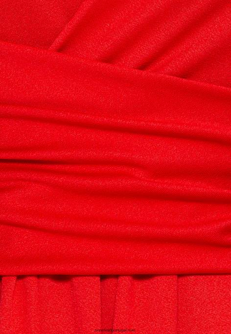 mulheres vestido de jérsei vermelho F4BZ0D146 Anna Field