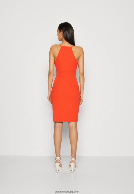 mulheres vestido de jérsei vermelho F4BZ0D152 Anna Field