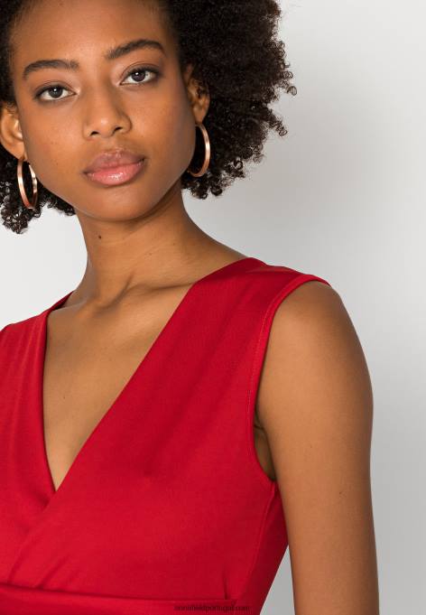 mulheres vestido de jérsei vermelho F4BZ0D172 Anna Field