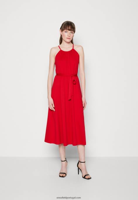 mulheres vestido de jérsei vermelho F4BZ0D52 Anna Field