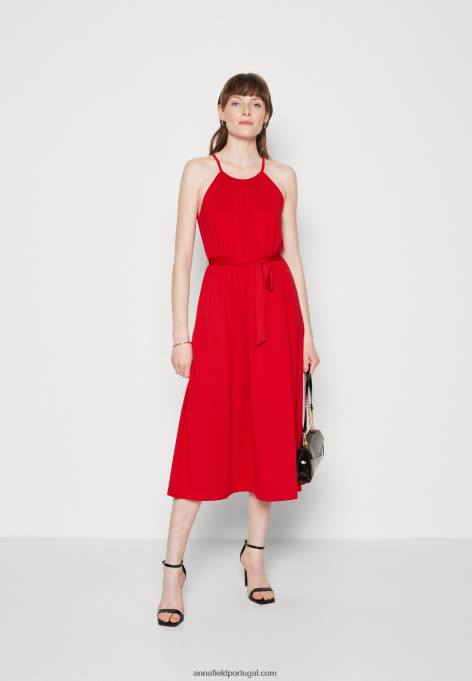 mulheres vestido de jérsei vermelho F4BZ0D52 Anna Field