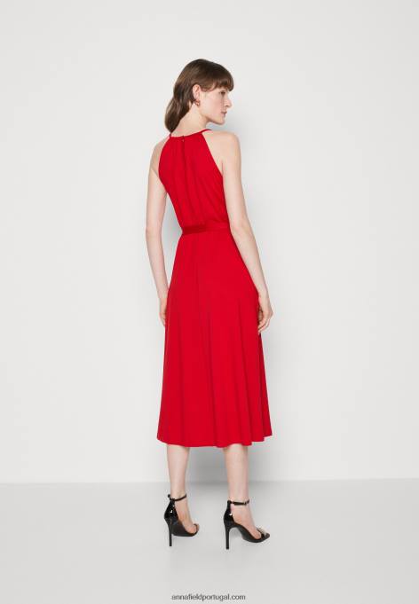 mulheres vestido de jérsei vermelho F4BZ0D52 Anna Field