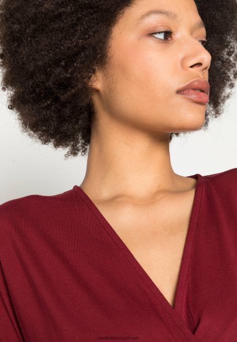 mulheres vestido de jersey bordeaux F4BZ0D118 Anna Field