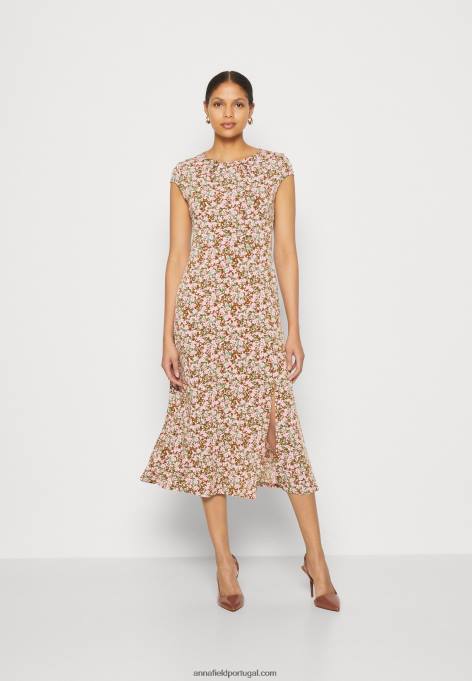 mulheres vestido de jersey multicolorido F4BZ0D157 Anna Field