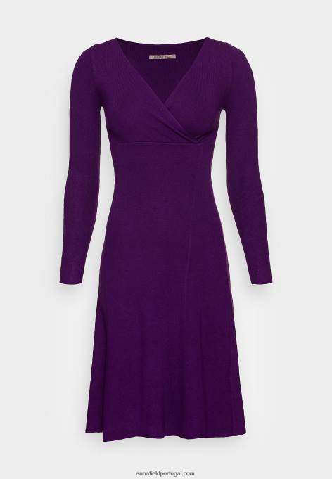 mulheres vestido de jumper roxo F4BZ0D228 Anna Field
