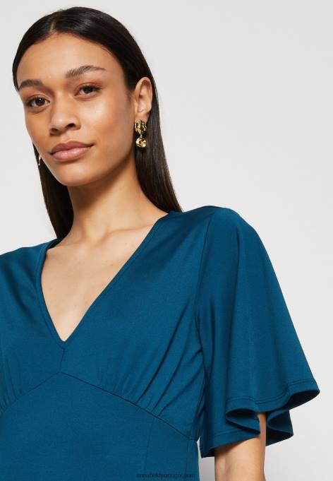 mulheres vestido de malha azul F4BZ0D147 Anna Field