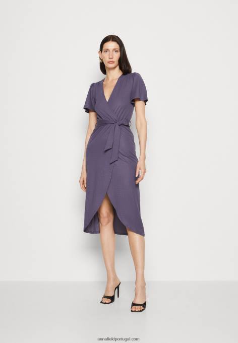 mulheres vestido de malha cinza F4BZ0D163 Anna Field