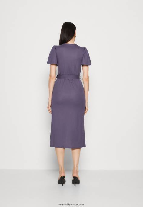 mulheres vestido de malha cinza F4BZ0D163 Anna Field