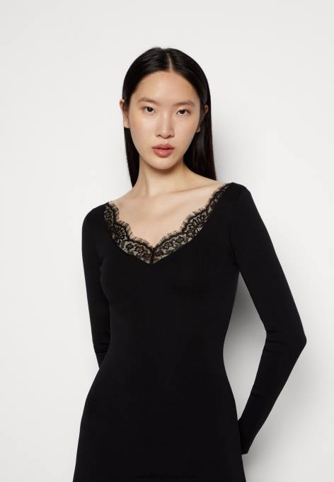 mulheres vestido de moletom preto F4BZ0D236 Anna Field