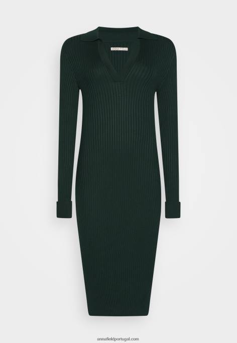mulheres vestido de moletom verde F4BZ0D209 Anna Field