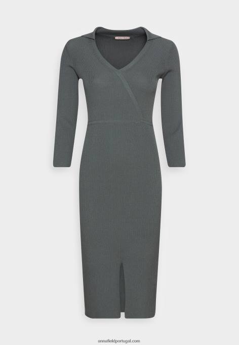 mulheres vestido de moletom verde F4BZ0D233 Anna Field