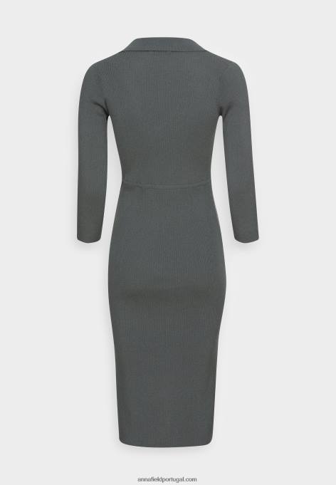 mulheres vestido de moletom verde F4BZ0D233 Anna Field