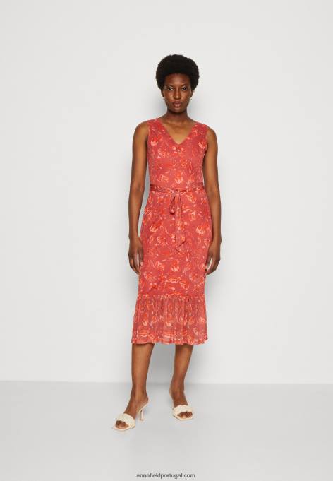 mulheres vestido de mudança bege/rosa/multicolorido F4BZ0D212 Anna Field