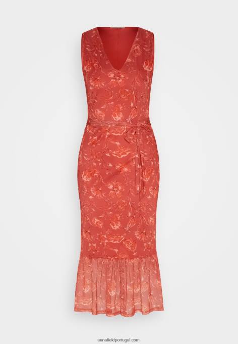 mulheres vestido de mudança bege/rosa/multicolorido F4BZ0D212 Anna Field