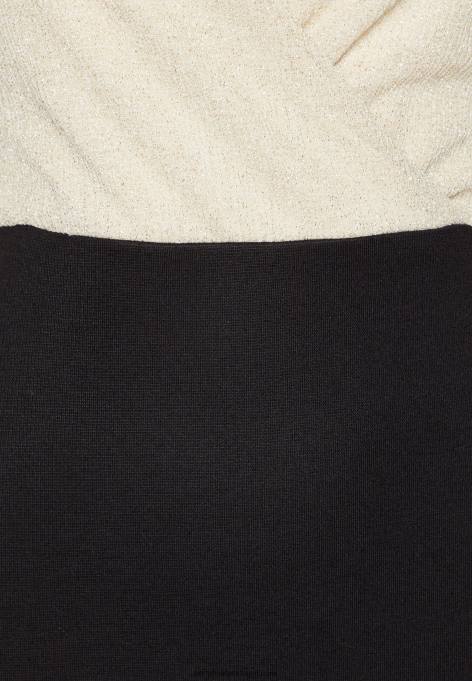 mulheres vestido de mudança ouro/preto F4BZ0D206 Anna Field