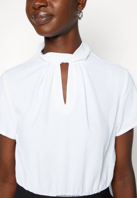 mulheres vestido de mudança preto/branco F4BZ0D200 Anna Field