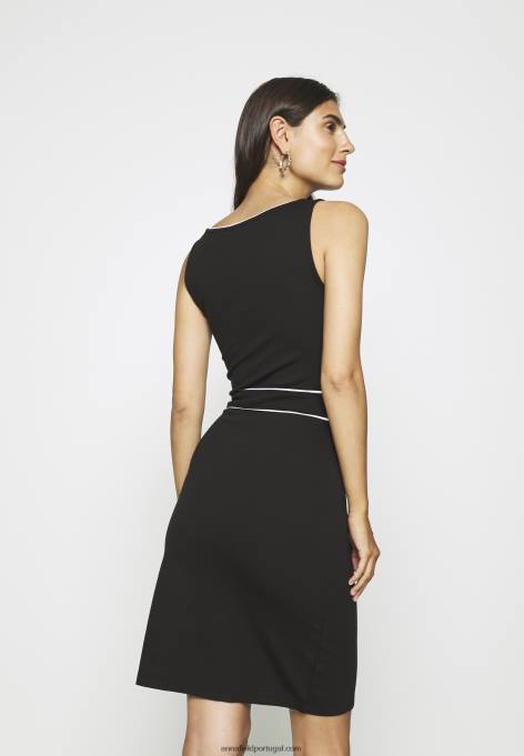 mulheres vestido de mudança preto/branco F4BZ0D95 Anna Field